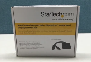 StarTech MSTDP122DP MST Hub | 1x DisplayPort a 2x DisplayPort | Leer - Imagen 1 de 4