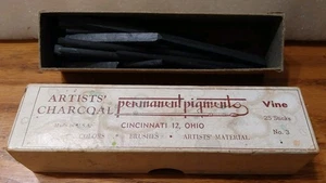 Permanent Pigmente Künstler Kohle USA Rebe Nr. 3 Bastelbleistift verschiedene Größen Länge - Bild 1 von 4