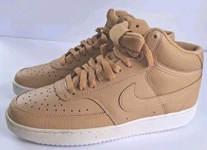 Nike Court Vision Mid Damen CD5436700 Solid Wheat Brown Größe 9,5 Original  - Bild 1 von 8