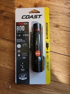 Coast HX5R 800 Lumen wiederaufladbare Taschenleuchte IP54 wiederaufladbar oder AA 0958 - Bild 1 von 5