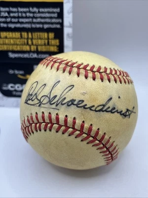 Red Schoendienst HOF Signed Official National League Baseball JSA COA Auto - Image 1 of 4