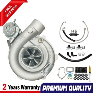 Billet Turbo Charger+Oil Feed&Return Line Kit For Ford Falcon BA XR6 Barra 4.0L - Imagen 1 de 18