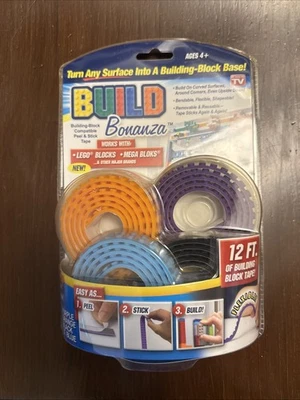 BUILD BONANZA Block Peel & Stick Tape Works with Popular Brand 12 ft  - Image 1 of 4