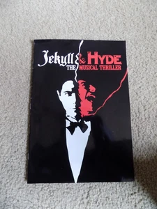 VTG January 1996 Jekyll & Hyde The Musical Thriller Theatre Program - Picture 1 of 1
