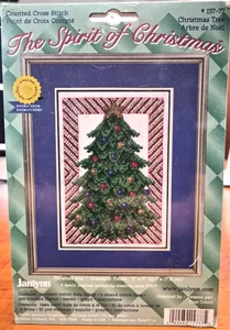 Janlynn #157-77 2002 El espíritu del árbol de Navidad contado punto de cruz 5x7 - Imagen 1 de 4