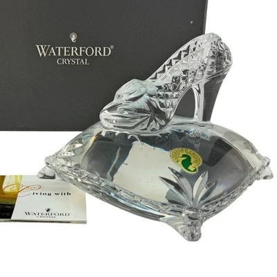 Waterford Crystal DISNEYANA Figurine CINDERELLA Glass Slipper LtEd Convention - Image 1 of 4