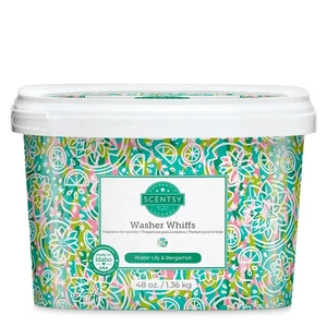 SCENTSY Water Lily & Bergamot Washer Whiffs Tub - New In Box - Picture 1 of 1