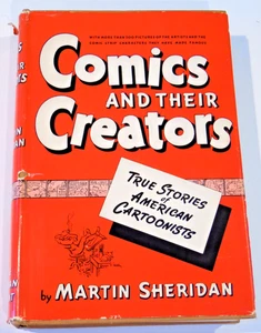 Comics & Their Creators Life Stories of American Cartoonists HCDJ 1942 1st Edit - Foto 1 di 24