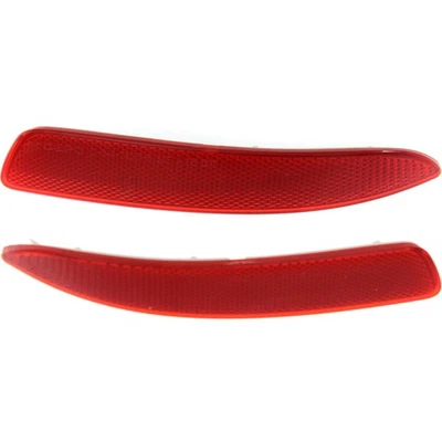 Juego de 2 pares de reflectores de barra frontal de parachoques luz lámpara trasera lado conductor y pasajero Foto 1 de 4