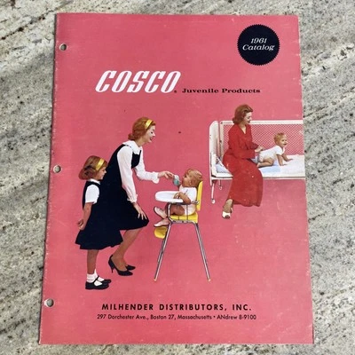 Винтаж 1961 COSCO Каталог Товаров для Несовершеннолетних - Детские Стулья, Коляски, Кроватки и т.д. - Изображение 1 из 4