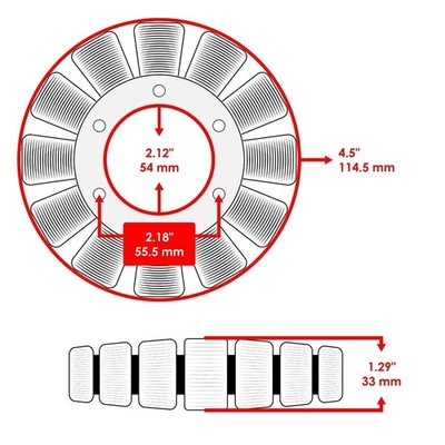 Stator & Gasket for Honda V45 Magna VF750C 1982 1983 1984 Foto 1 de 4