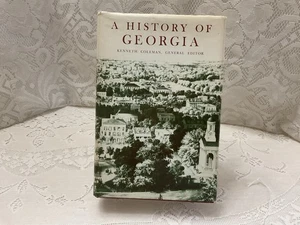 A History Of Georgia 1977 Kenneth Coleman Editor Jimmy Carter Foreword HB/DJ VG - Picture 1 of 13