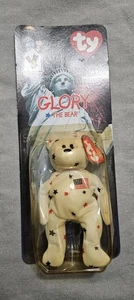 1999 Glory The Bear Beanie Baby Ronald McDonalds House Edition Ty Plüsch Neu in Verpackung - Bild 1 von 3