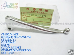 Honda CT90 CL70 S90 CB100 CL100 CB125 CL125 Lever Right NOS BRAKE 53175-035-670 - Bild 1 von 3