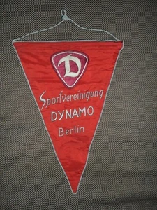 DYNAMO Berlin FC 1960's Football Soccer EMBROIDERED pennant streamer GERMANY DDR - Picture 1 of 3