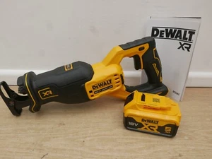 DeWALT DCS382 18V XR BRUSHLESS RECIP SAW BARE UNIT + DCB184 5 AH BATTERY - Picture 1 of 4