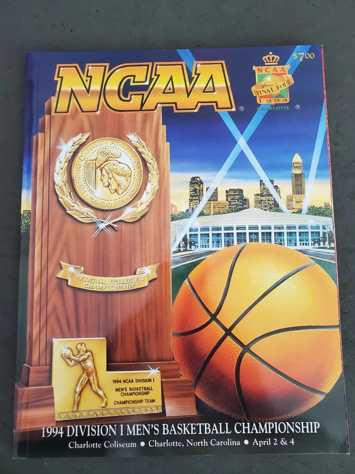 1994 Division 1 Men's Basketball Championship Program Arkansas vs Duke - Image 1 of 1