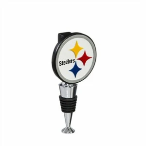 Soporte de corcho para botella de vino con logotipo de los Pittsburgh Steelers de la NFL 3WS3824 base de metal - Imagen 1 de 1