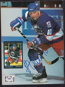 Alexei Zhamnov Autographed October 1993 Beckett Price Guide Back Cover PSA/DNA - Picture 1 of 3