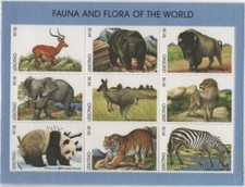 Foglio Fauna e Flora, 1998 - Lesotho - MNH ** [LES02]