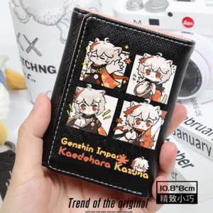 Genshin Impact Kaedehara Kazuha Wallet Cosplay Fashion Fold Wallet Gift #57 - Picture 1 of 6