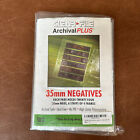 Page négative ClearFile Archival Plus, 35 mm, 6 bandes de 4 images - Pack de 100