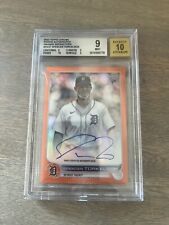 BGS9 Auto 10 2022 Topps Chrome SPENCER TORKELSON RC AUTO Orange Refractor  /25
