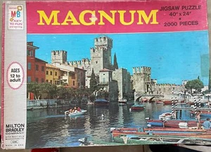 Vintage MB Magnum 2000 piece Puzzle 40x24 inches - Picture 1 of 3