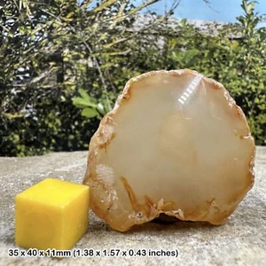 Hydrothermal Polished Agate Stone - Genuine Crystal from Indonesia | Handpicked - Picture 1 of 1