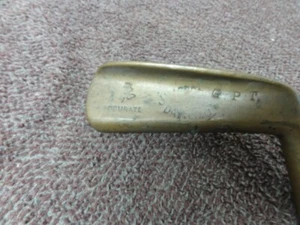 J. Macgregor Brass Accurate Flanged Putter Hickory shaft 34 Inches - Picture 1 of 6