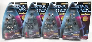 Playmates Star Trek Strike Force Set of 4 Mini Figure Packs Micro Machines - Picture 1 of 9