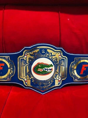 РЕПЛИКА ПОЯСА ЧЕМПИОНА МИРА ПО БОРЬБЕ В СУПЕРТЯЖЕЛОМ ВЕСЕ FLORIDA GATORSHERITAGE 4 мм Zin - Изображение 1 из 4