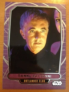 Star Wars 2013 Galactic Files 2 #416 Dannl Faytonni Outlander Club Mint - Picture 1 of 1