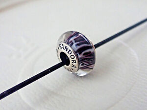 CHOICE of GENUINE PANDORA S/Silver CHARMS with WHITE  CLEAR  BLACK Touches