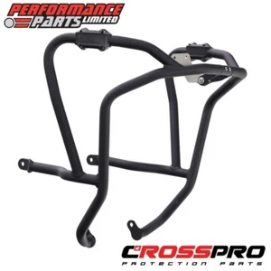 Honda CB500X 2023 23 CrossPro Gloss Black Aluminium Crash Bar Kit - Picture 1 of 3