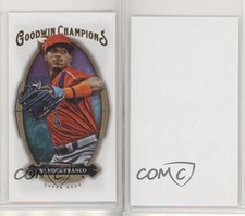 2020 Upper Deck Goodwin Champions Mini Blank Back Wander Franco #30