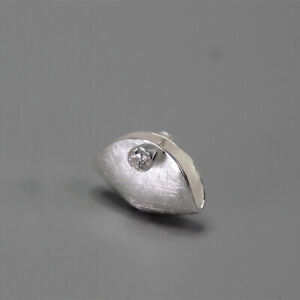 Elegant Solid 925 Sterling Silver Fine Jewelry Zircon Handbag Pendant for Women