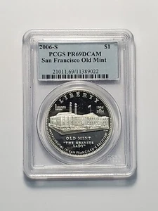 #9022 2006 S San Francisco Old Mint Dollar Coin PCGS PR69DCAM - Picture 1 of 3