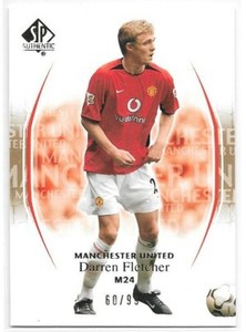 2004 Upper Deck SP Authentic SPA Manchester United Gold 24 Darren Fletcher 60/99