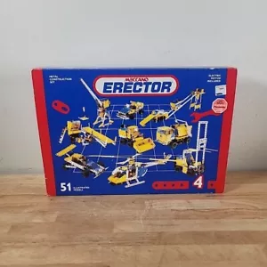 Meccano/Erector Construction Set #4 Makes 51 Models # 030404 New Never Assembled - Picture 1 of 4