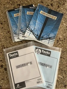 BJU Press Algebra Third Edition Complete - Student & Teacher texts, Tests & Key - Picture 1 of 10