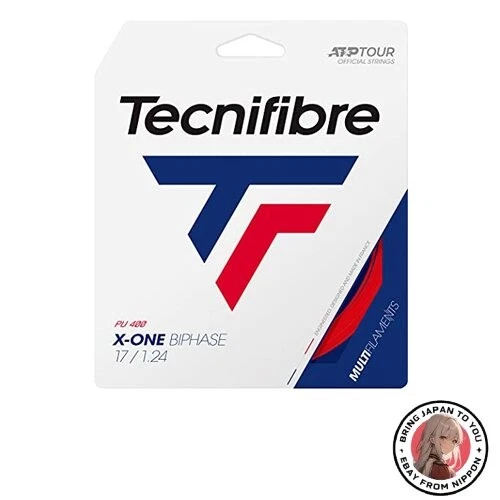 String de tennis Tecnifibre X-ONE BIPHASE 124 simple corde rouge 01GXO124XR neuf - Photo 1/1
