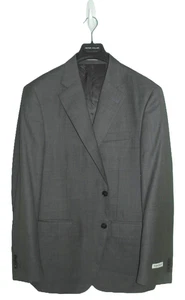 NWT Men's 42R 42 Reg Peter Millar Wool Sport Coat Suit Jacket in Dark Grey - Picture 1 of 11