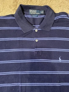 Polo Ralph Lauren Polo Mens Size Large Blue Work Dress School Shirt - Picture 1 of 10