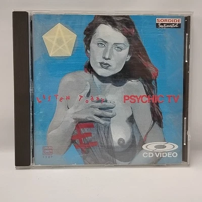 Psychic TV Listen Today CD Video CDV 5" Limited Edition Numbered NTSC Version  Foto 1 de 4