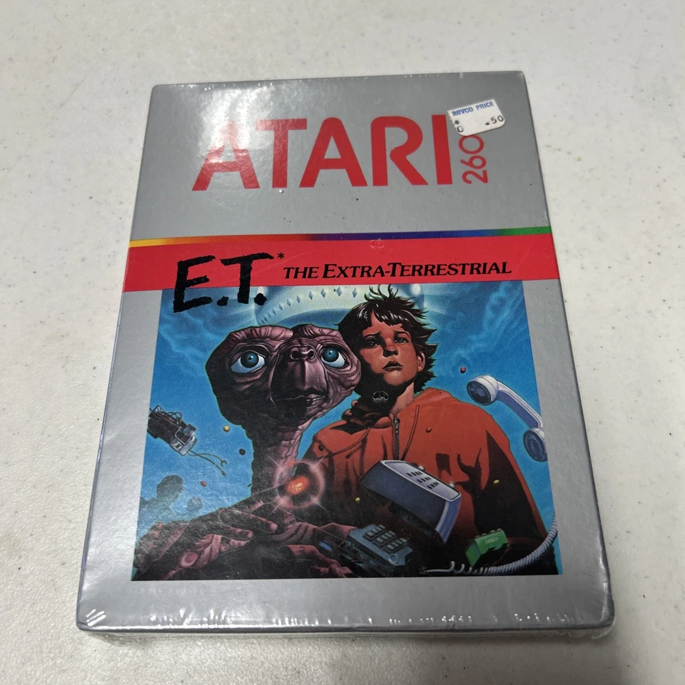 E.T. The Extra-Terrestrial (Atari 2600, 1982) Brand New Sealed CX2674 Retro Nib - Image 1 of 4