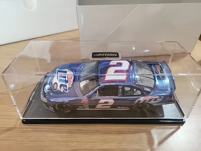 RACE FANS ONLY - RUSTY WALLACE  MILLER LITE 1:24 Color Chrome 2003 Intrepid. - Image 1 of 4