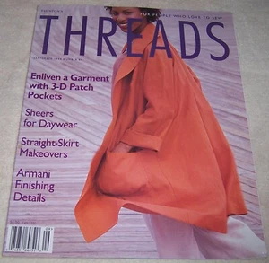 Taunton's Threads Magazine September 1999 sewing - Picture 1 of 1