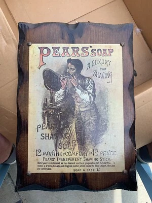 VINTAGE PEARS' SOAP A LUXURY FOR SHAVING PEARS' SHAVING SOAP - Image 1 of 3