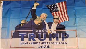 Nueva bandera Trump 3 x 5 lucha lucha lucha asesinato - Imagen 1 de 1